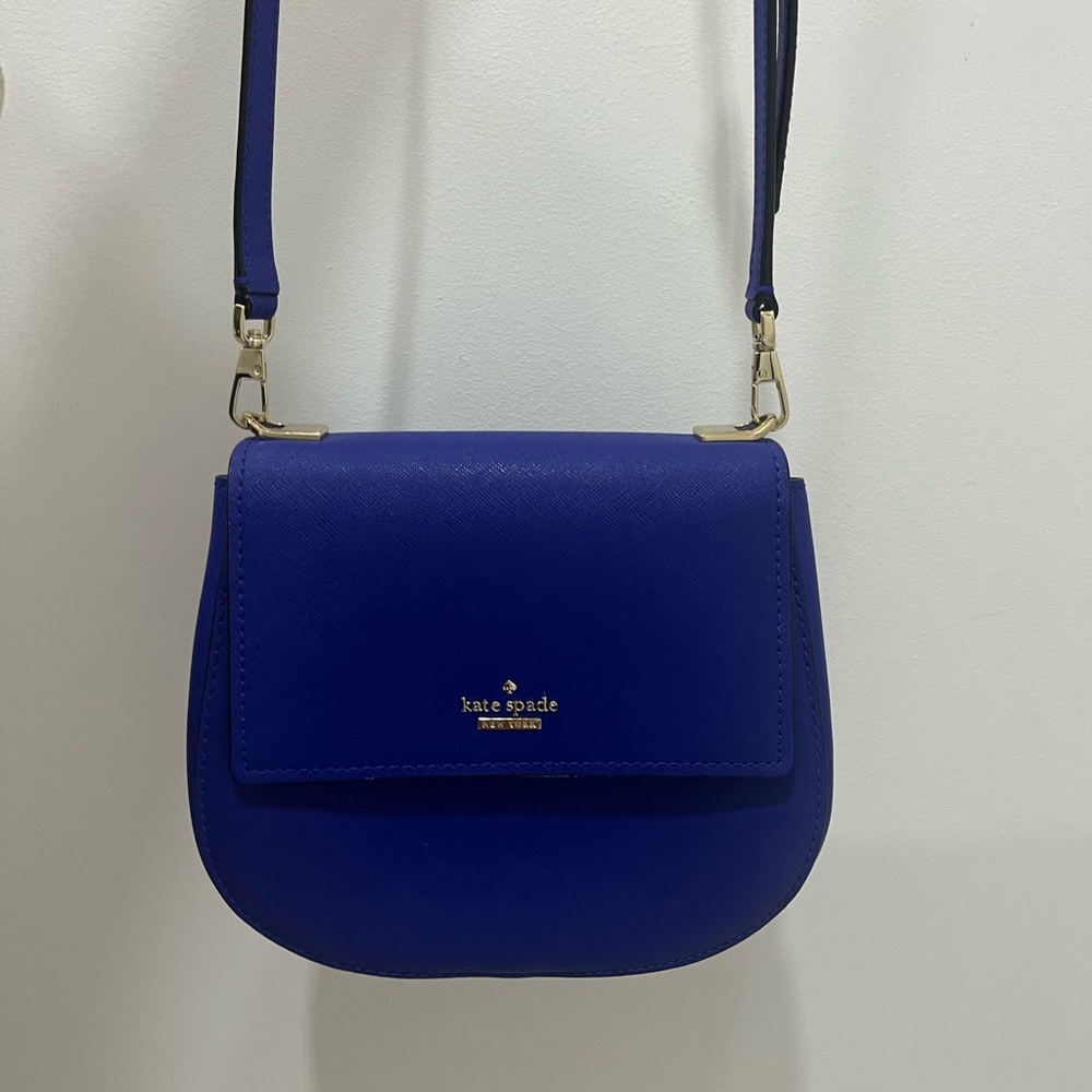 Blue crossbody Kate spade purse